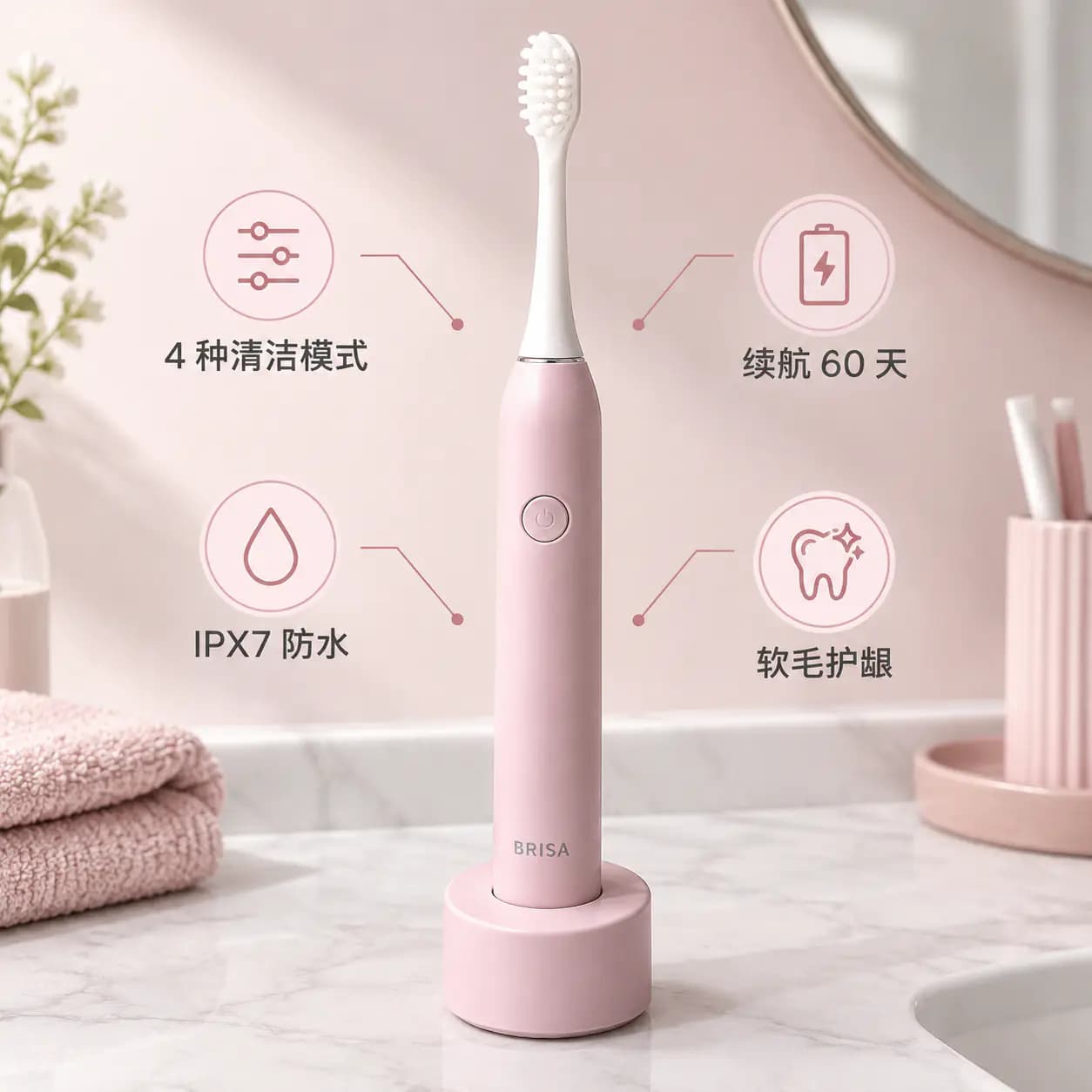 卖点信息图 · 电动牙刷
