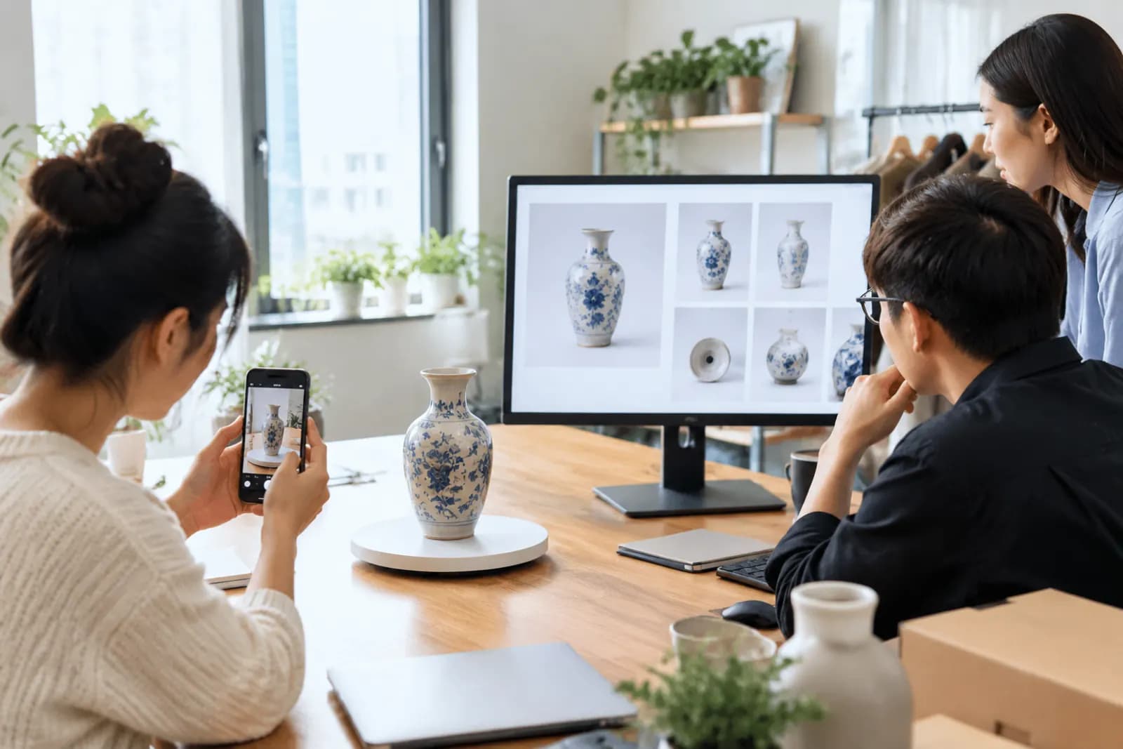 三个人的小团队怎么用 AI 出商品图:一周上新 20 款的分工与流程